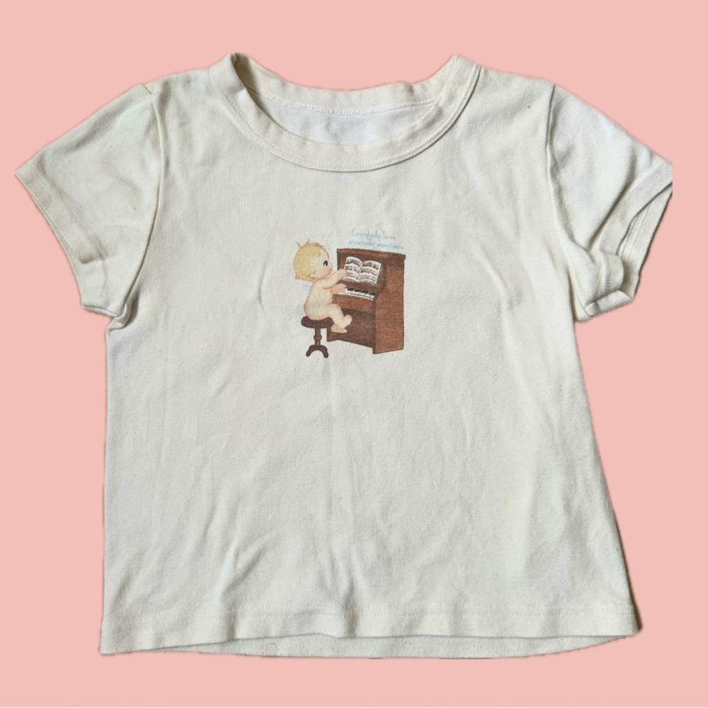 Brandy Melville John Galt baby tee